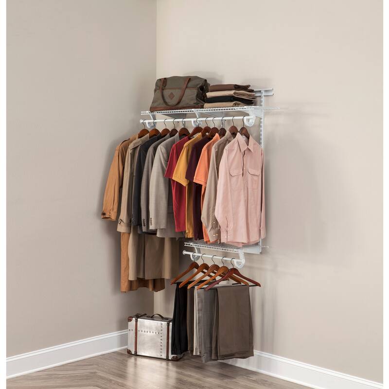 ClosetMaid ShelfTrack 24 - 48-inch Wire Closet Organizer