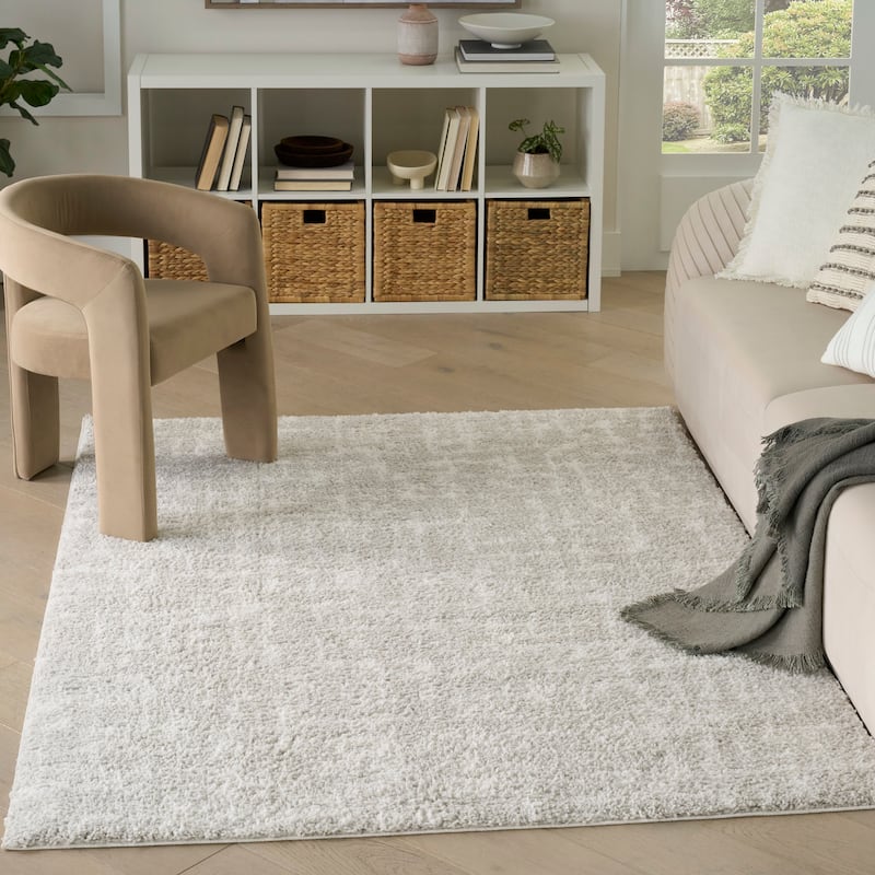 Nourison Modern Shag Indoor only Abstract Area Rug