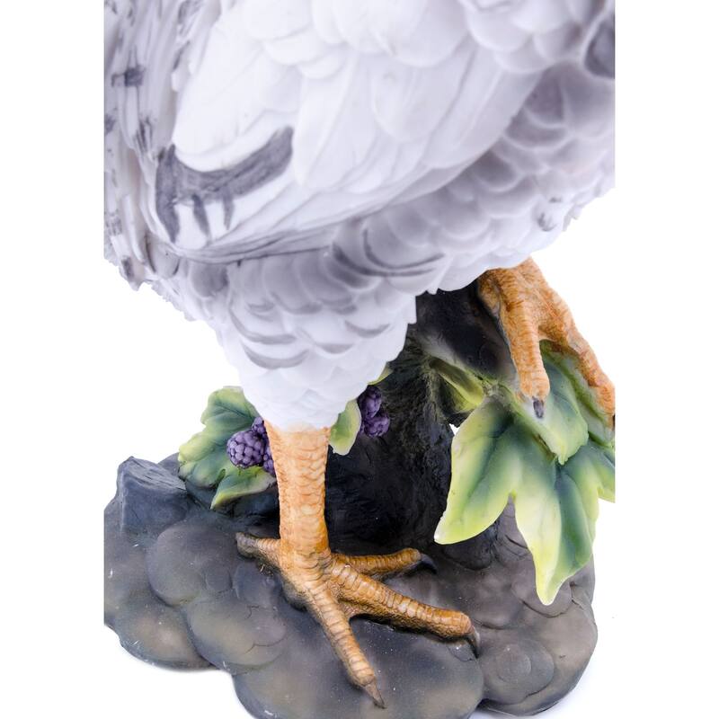 24" Standing Rooster on Ground Outdoor Garden Statue