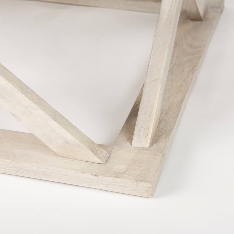 Forsey Blonde Solid Wood Rectangular Coffee Table