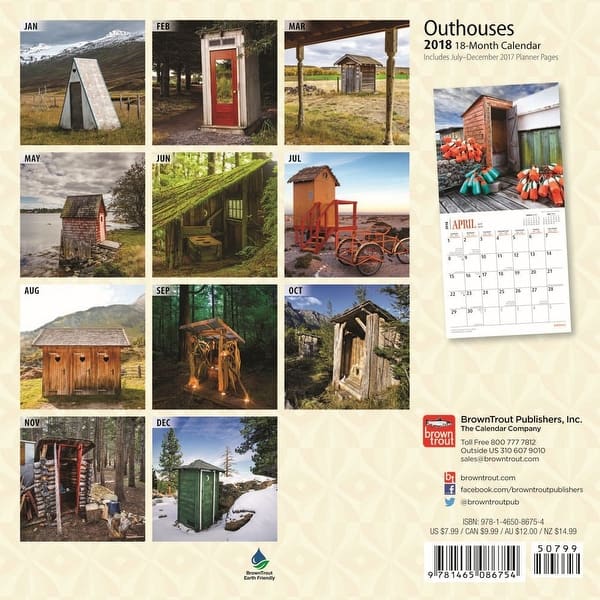 Shop Outhouses Mini Wall Calendar More Travel Scenic By