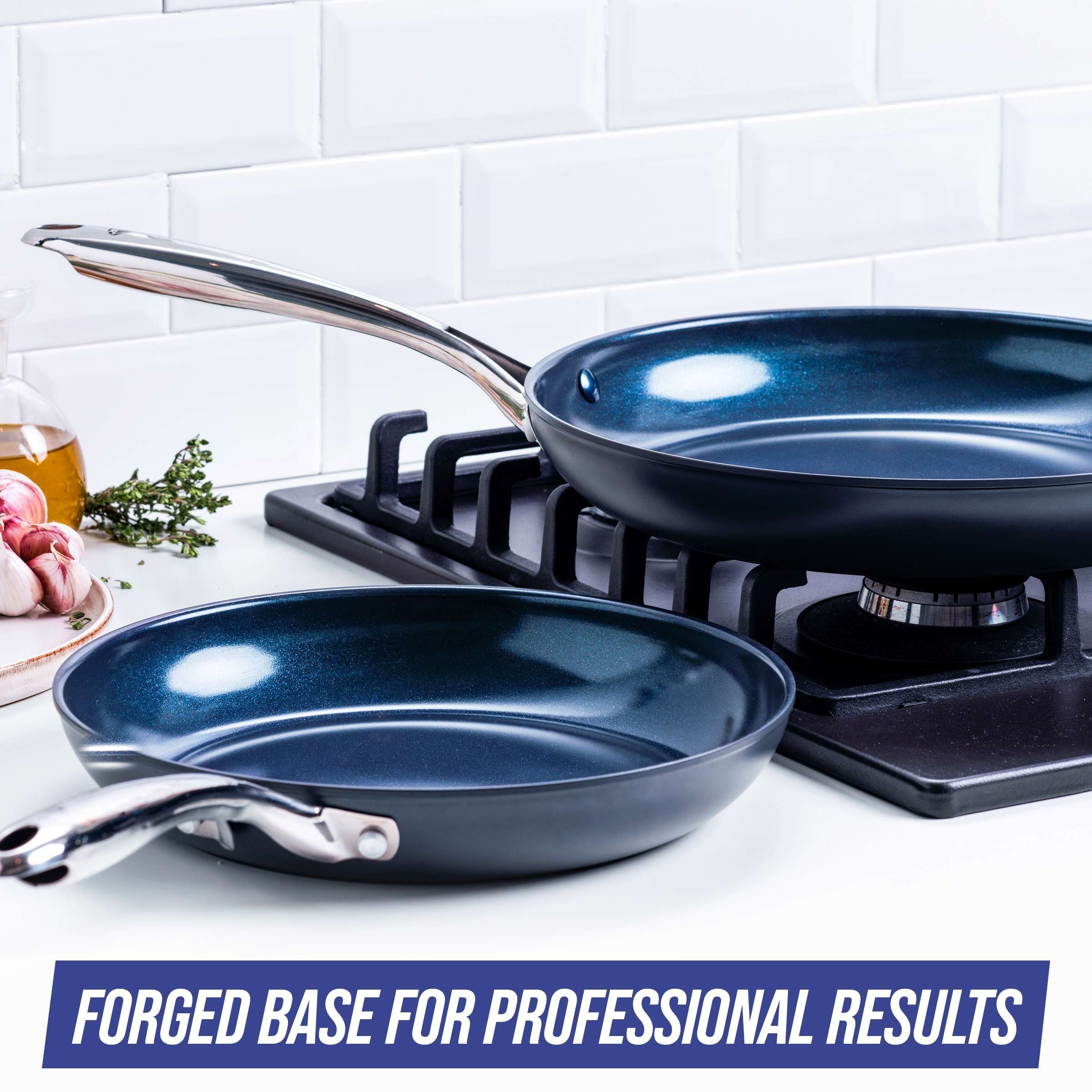 Blue Diamond 12-Piece Toxin-Free Ceramic Nonstick Pots and Pans Cookware  Set, Dishwasher Safe 