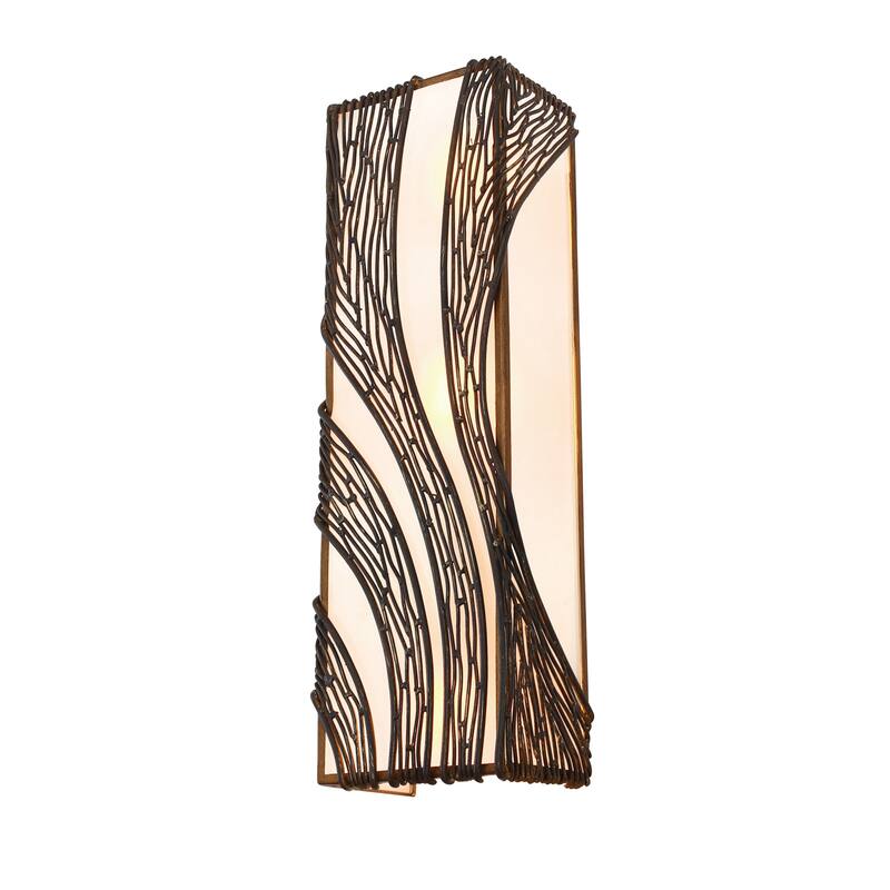 Varaluz Flow Vertical Wall Sconce - 3-Light - Bronze