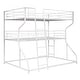 preview thumbnail 7 of 7, Full XL Over Twin XL Over Queen Size Triple Bunk Bed With Ladder for Home