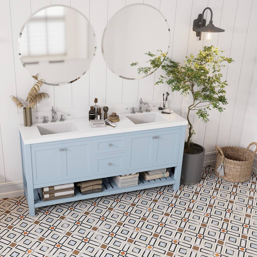 Merola Tile Vaudeville Octagon Deco Ritter with Taco Marron 7-7/8" x 7-7/8" Porcelain Floor and Wall Tile