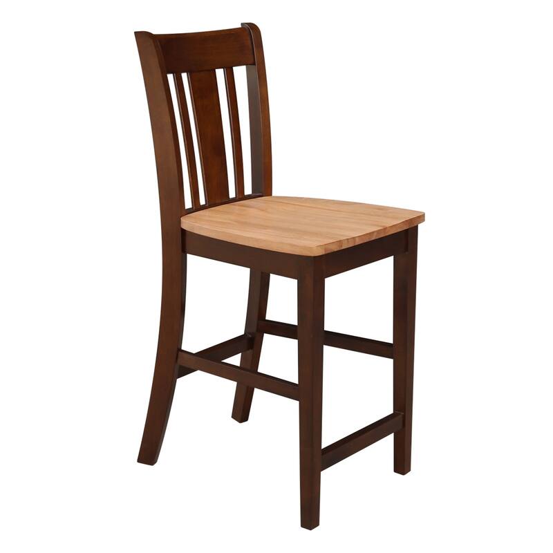 30" Round Counter Height Table with 2 San Remo Stools - 3 Piece Set