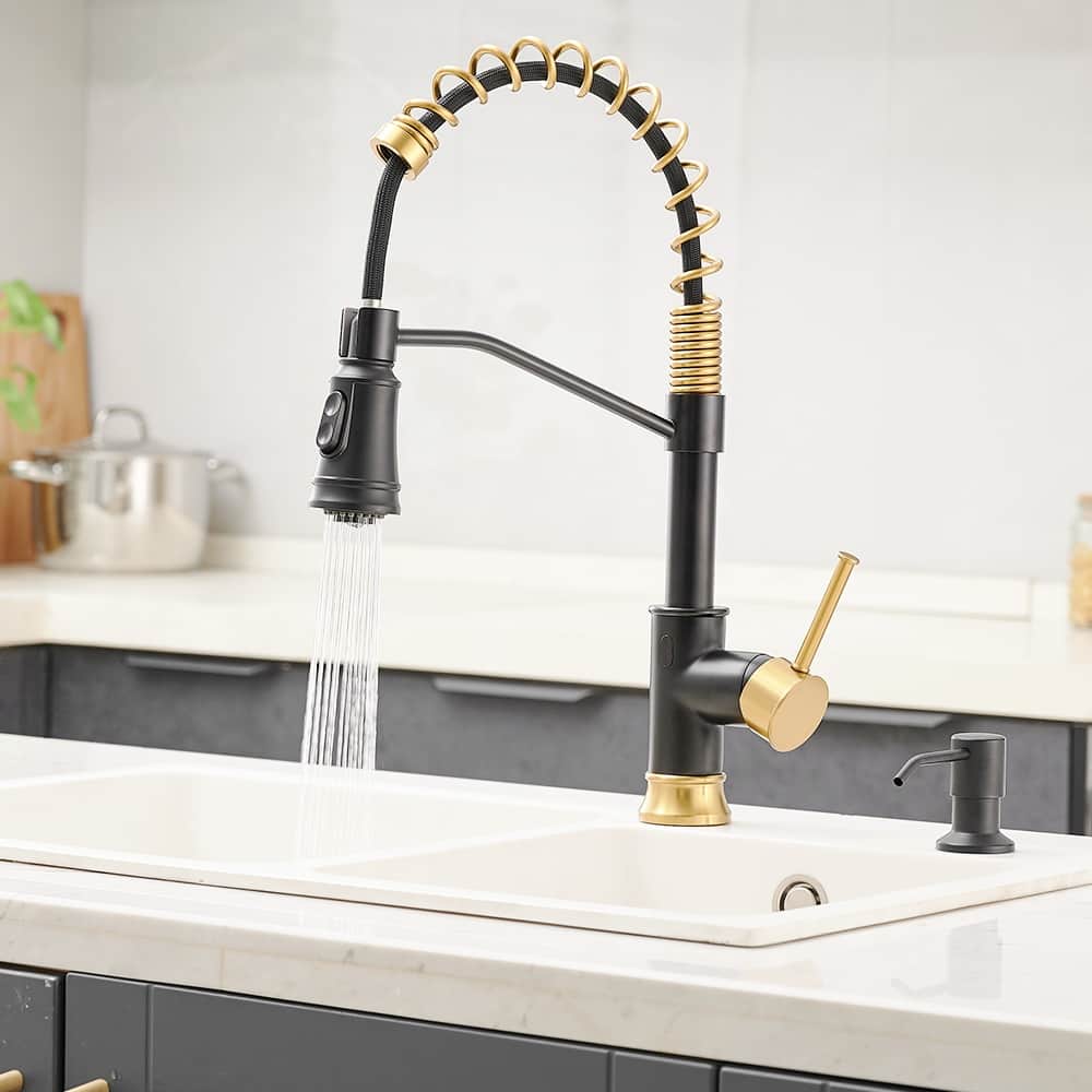 Touchless KitchenFaucets with Pull Down Sprayer Motion Sensor Sink Faucet