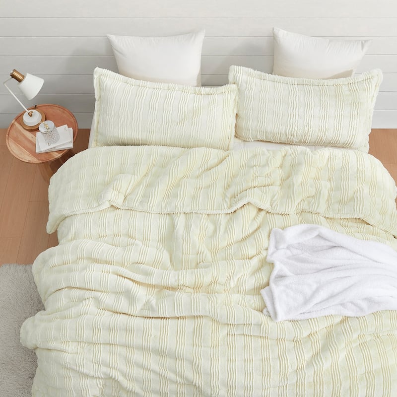 Cream of the Crop - Coma Inducer® Oversized Comforter Set - Off White
