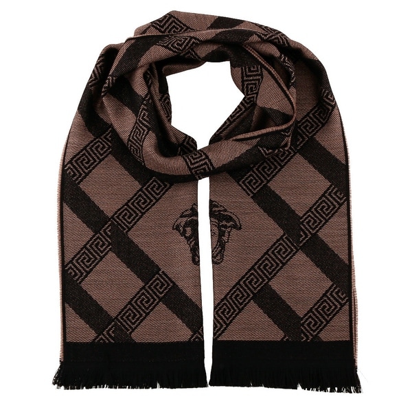 Shop Versace IT00632 100% Wool Mens Scarf - Free Shipping Today - Overstock - 13329448