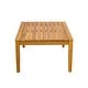 preview thumbnail 12 of 36, Christopher Knight Home Darla 4 Piece Outdoor Sleek Acacia Wood Seating Set with Water-Resistant Cushion