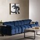 preview thumbnail 2 of 38, Hennepin Velvet 3 Seater Modular Tufted Sofa by Christopher Knight Home