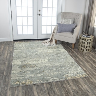 Alora Decor Radiant Abstract Wool Blend Area Rug