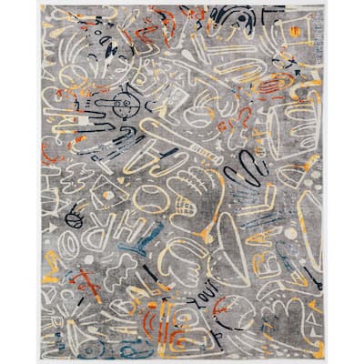 Katie Merz SPORTSGLYPHS Baseball Area Rug