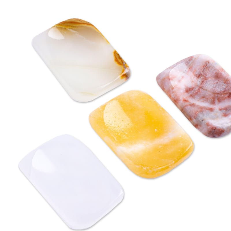 Novica Handmade Intense Relief Stress-Relieving Stones (Set Of 2)