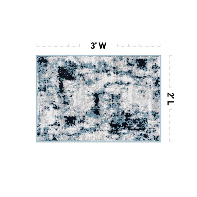 Contemporary Chic Abstract Design Area Rug