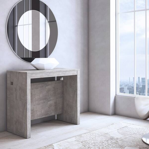 slide 2 of 22, ERIKA Modern Extendable Console Table Dining Table