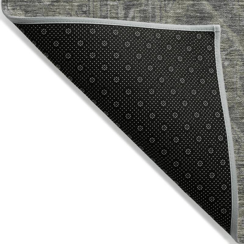 Machine Washable Indoor/ Outdoor Traditional Persian Chantille Rug