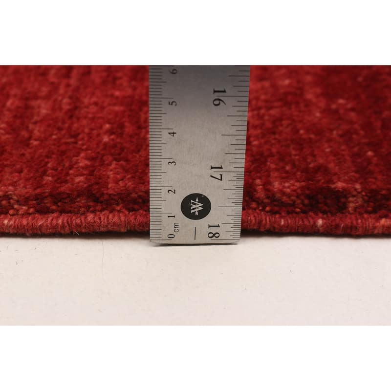 Pak Finest Gabbeh Red Rug 6'7" x 9'9" - 6'7 x 9'9