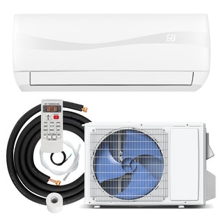 Gymax 9000BTU Mini Split Air Conditioner & Heater 19 SEER2 115V Wall