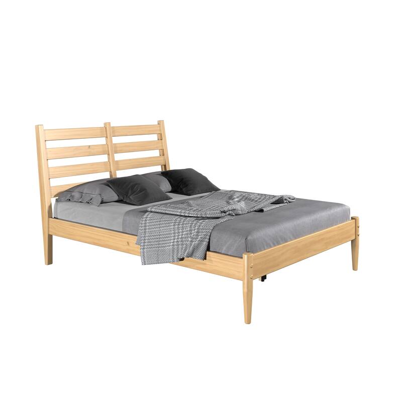 Mid-Century Slat Bed - Full Size