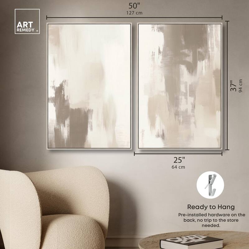 Winter Mist I Canvas Set of 2 by Art Remedy
