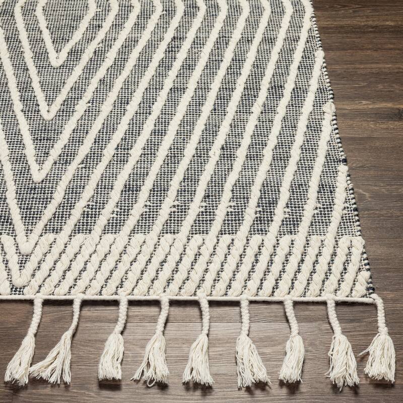 Artistic Weavers Keefe Boho Geometric Wool & Jute Area Rug