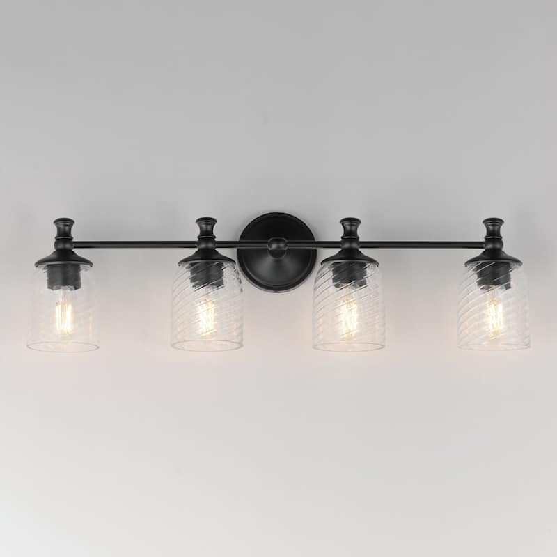 Maxim 21354 Swirl 4 Light 33" Wide Vanity Light