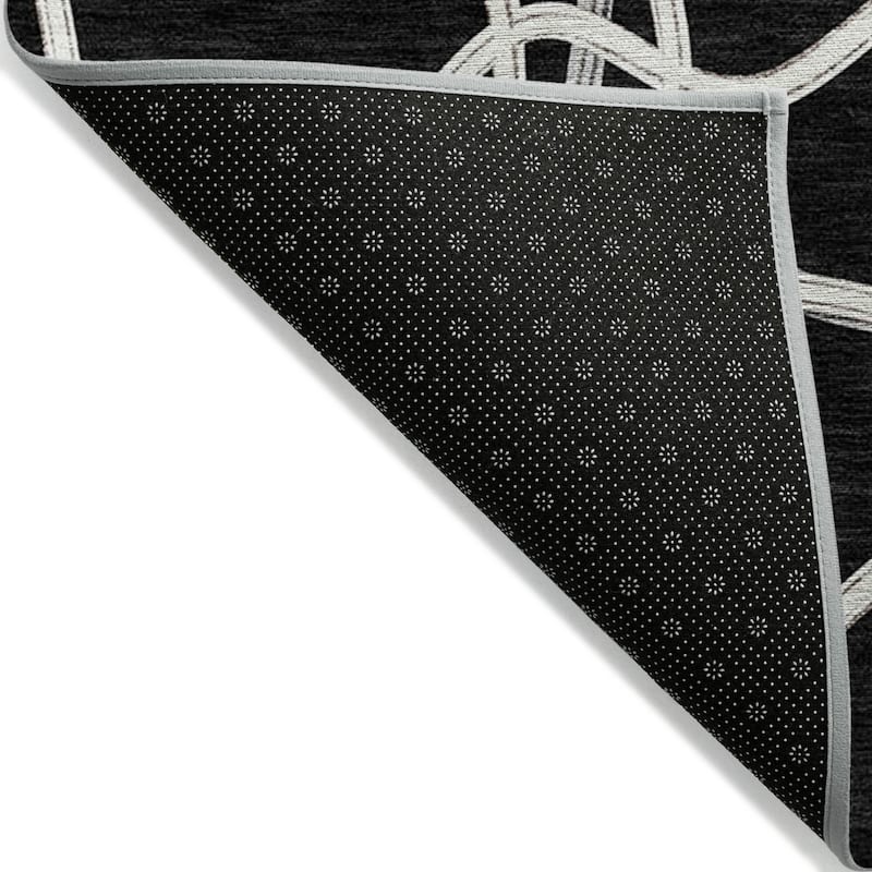 HomeRoots Geometric Contemporary Rectangle Outdoor Rug