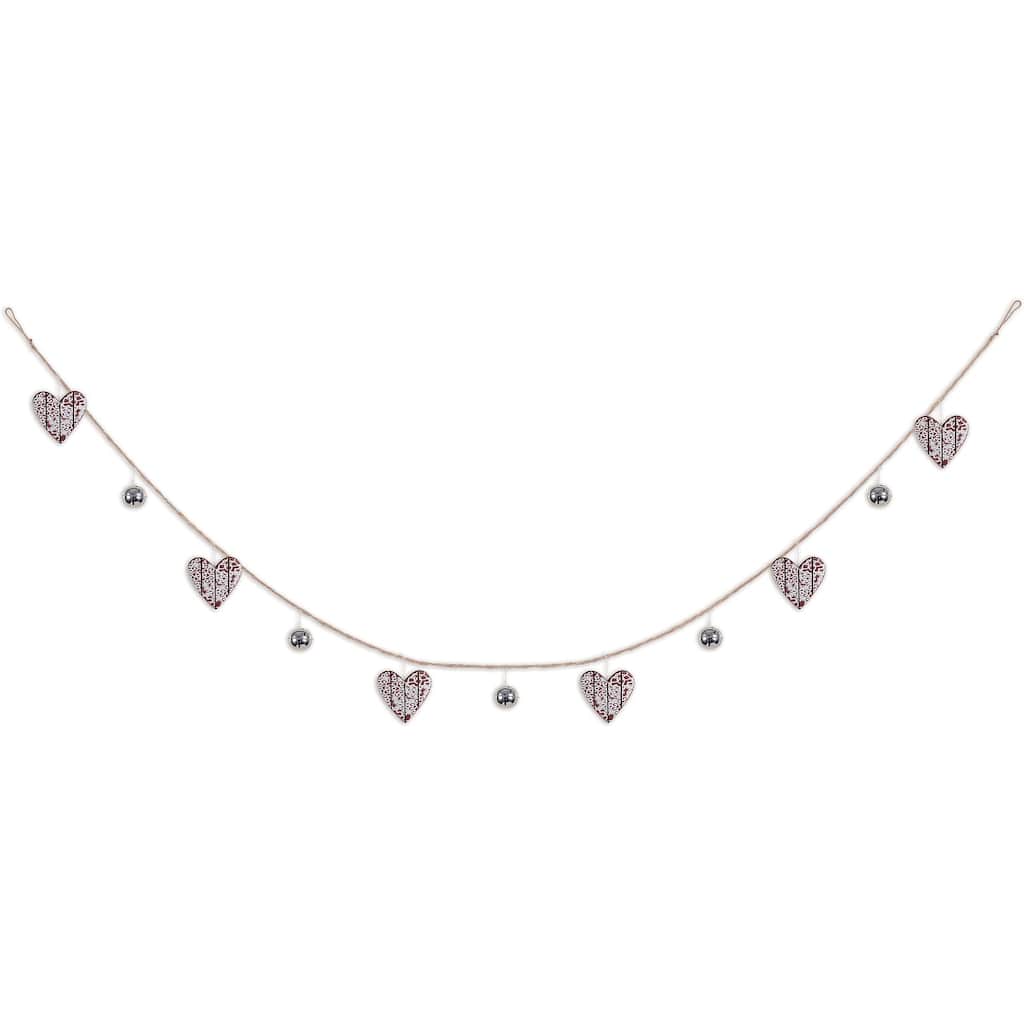 Rustic Heart Garland 72"