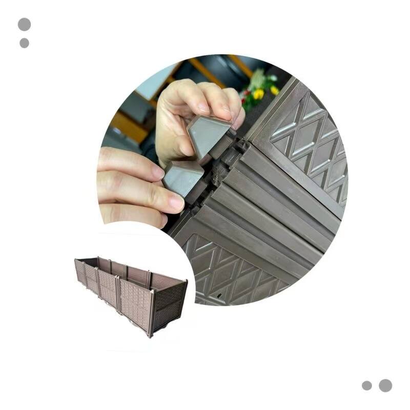 Garden Planter Box with Drainage Tray for Balcony Patio Porch Living