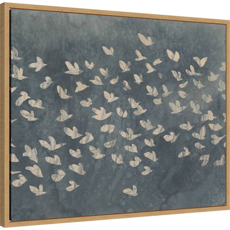 Watermark Flock No. 1 by June Erica Vess (28 x 23 in.), Framed Canvas Wall Art Print