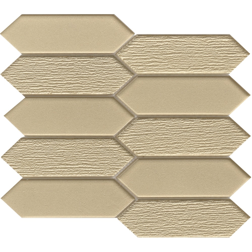 Emser Tile Picket - Linear Hexagon Mosaic Floor and Wall Tile -
