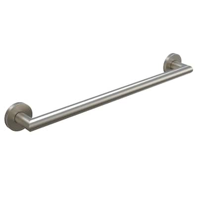 Keeney Architectural Grab Bar 1.25 Dia x 16 in., Brushed Nickel - 16-in