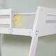 preview thumbnail 8 of 7, White Twin over Twin/ Full Bunk Bed with Underbed Drawers