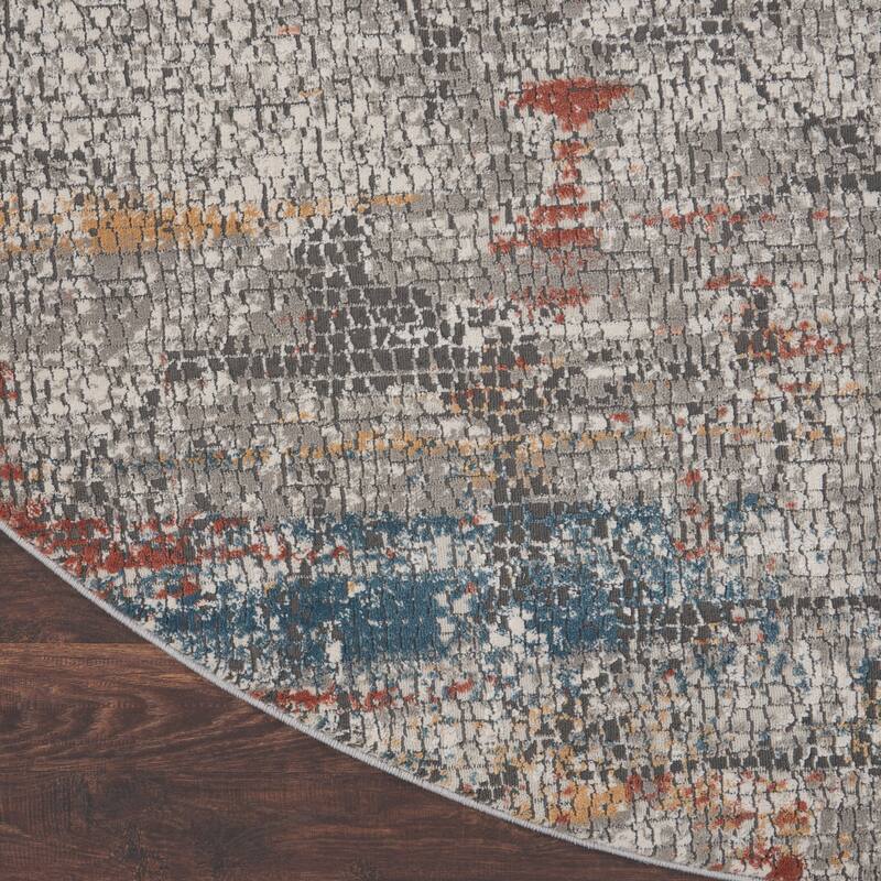 Nourison Rustic Textures Contemporary Abstract Area Rug