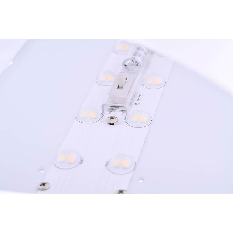 Glamour LED 25 inch Vanity Fixture Brushed Nickel Finish CCT Selectable 3K/4K/5K - Brushed Nickel
