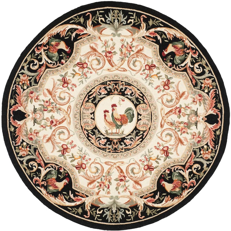 SAFAVIEH Handmade Chelsea Myranda French Country Rooster Wool Rug