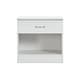 preview thumbnail 8 of 8, OS Home and Office Furniture Model 6002 One Drawer White Nightstand