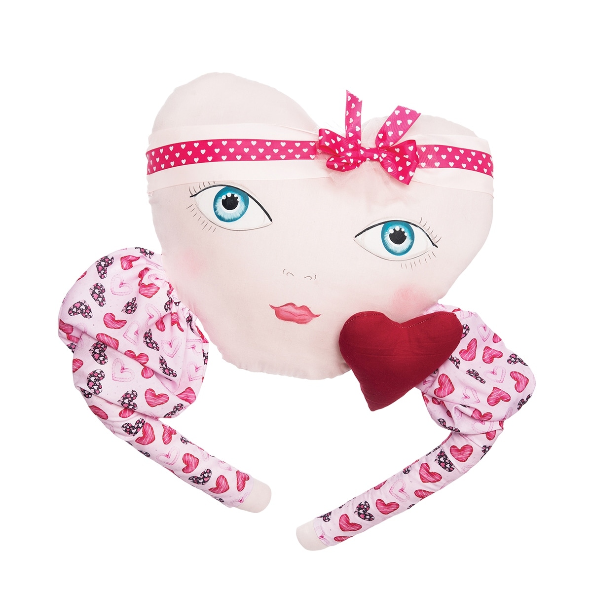 Je T'aime Valentine's Day Zombinaland Soft Collectible Figurine Doll Pillow 5" x 19"
