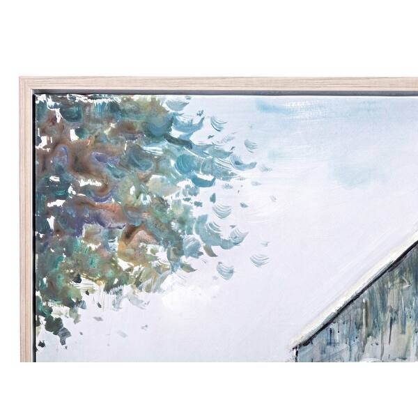 Shop Imax Home 70652 Chelsey 39 1 2 X 39 1 2 Fir Wood Framed