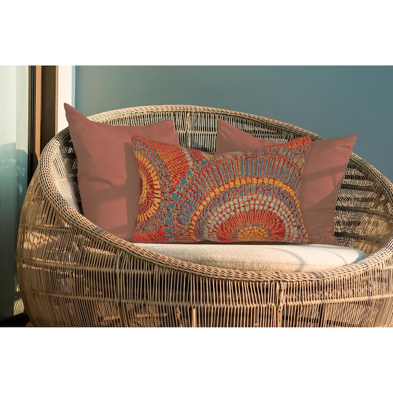 Liora Manne Marina Circles Indoor/Outdoor Pillow