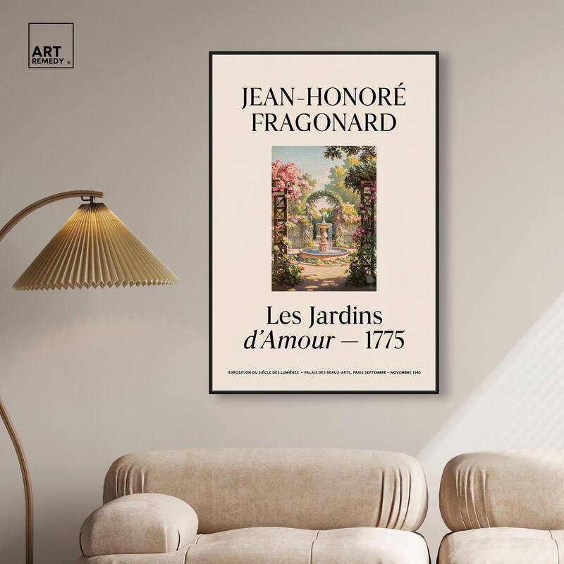 Romantic Gardens Canvas by Art Remedy