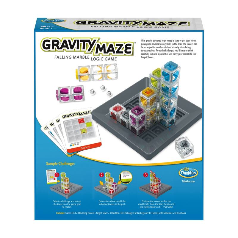 ThinkFun Gravity Maze Game - White