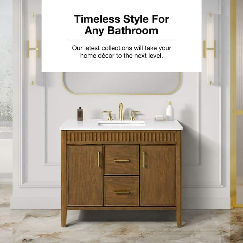 Ove Decors JULIETTE-42 Juliette 42" Free Standing Single Basin Vanity