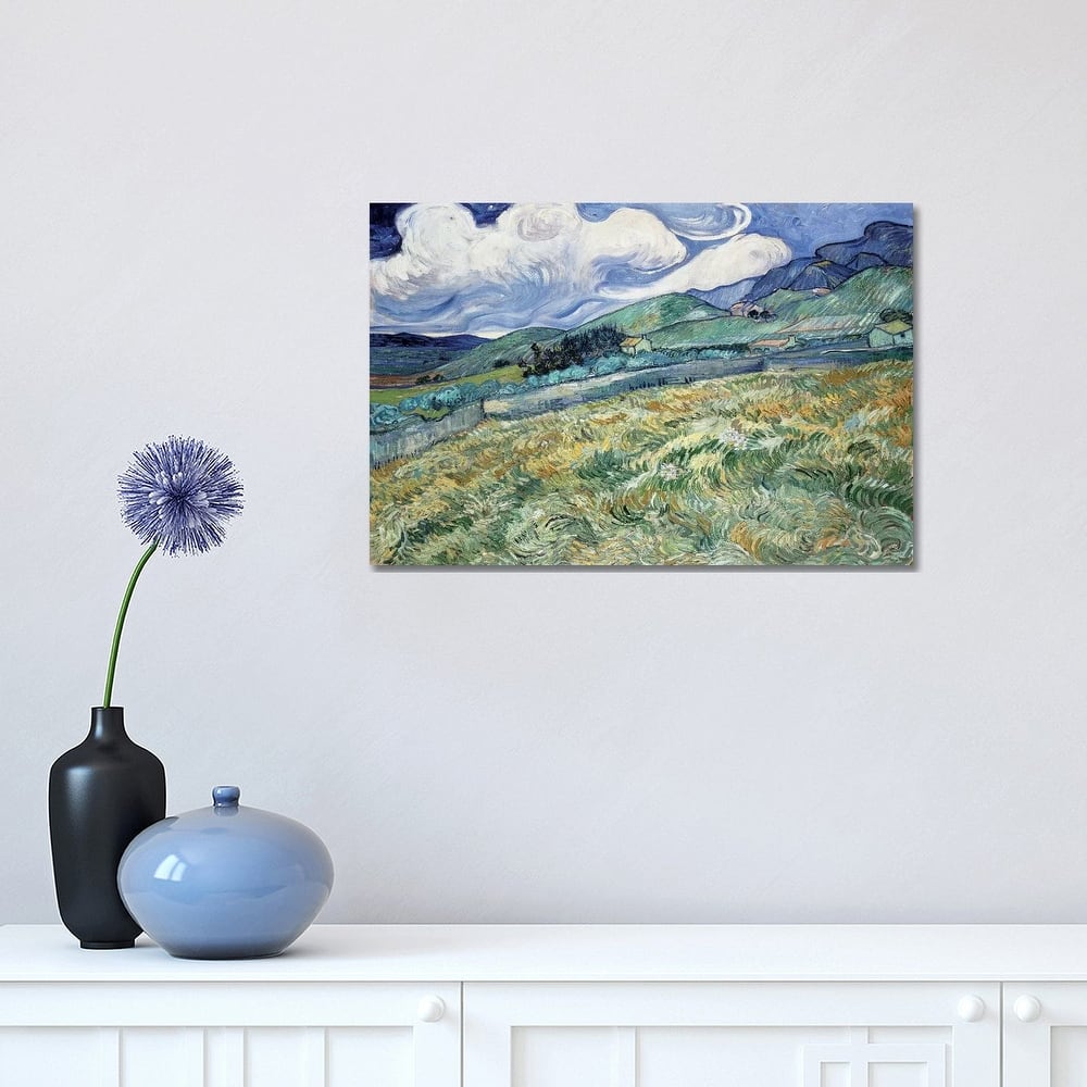 iCanvas "Landscape at Saint-Remy" by Vincent van Gogh Canvas Print
