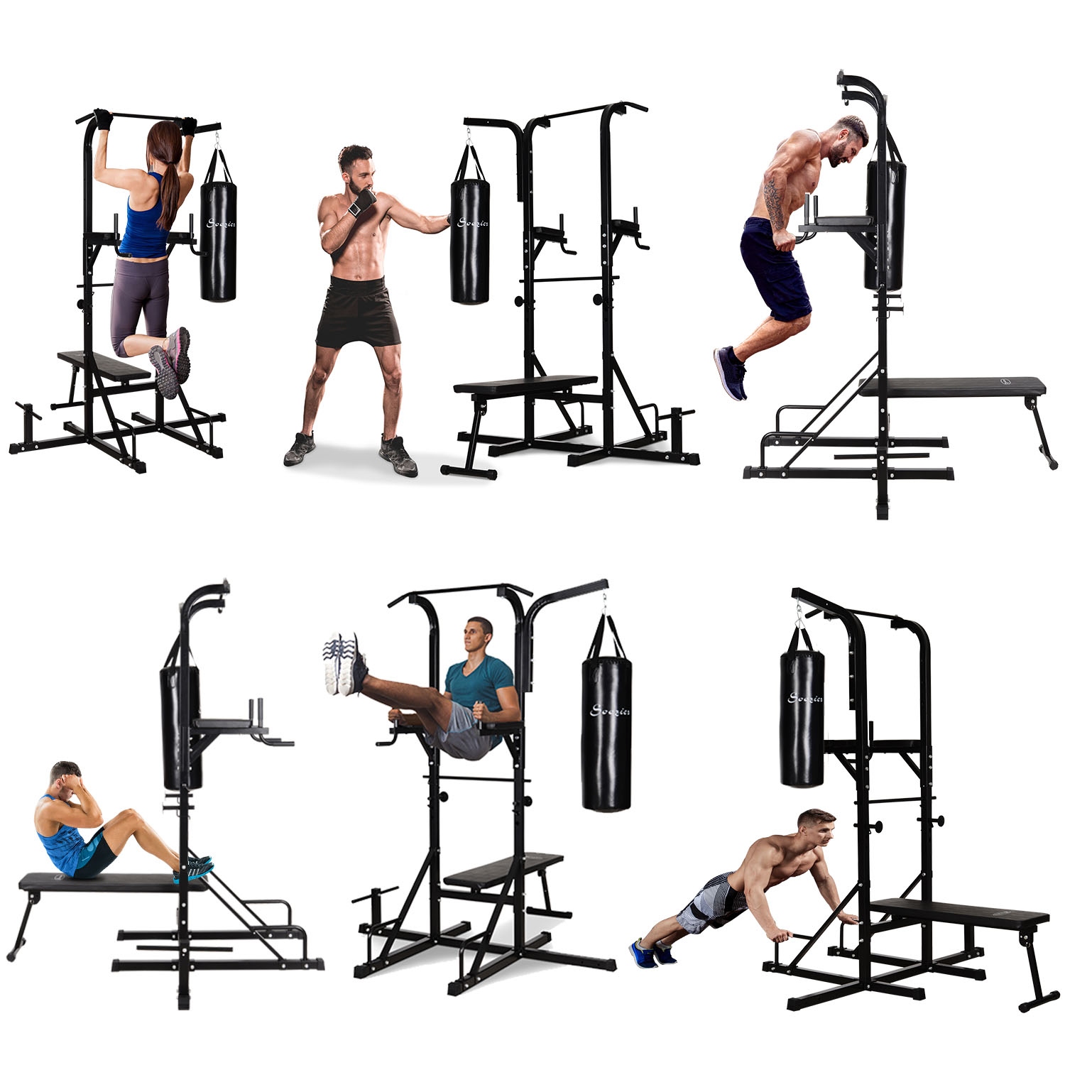 Soozier complete home fitness station gym machine deals