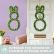 preview thumbnail 9 of 16, Fraser Hill Farm 24-inch Boxwood Bunny Wreath