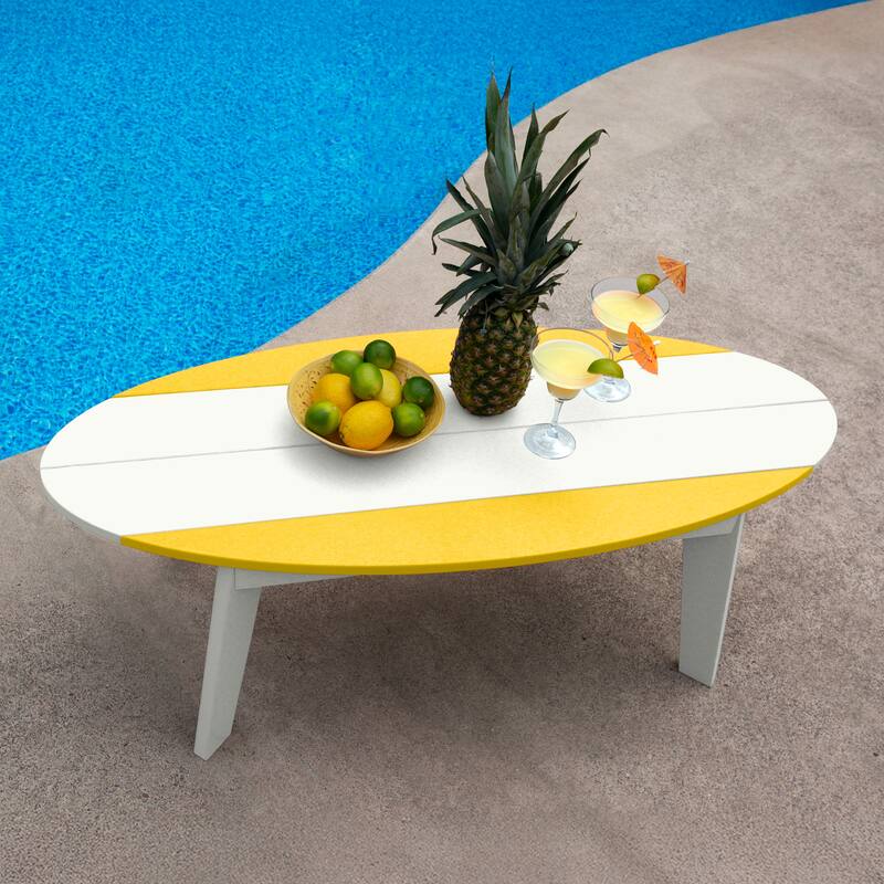 Shoreline Surfboard Outdoor Coffee Table