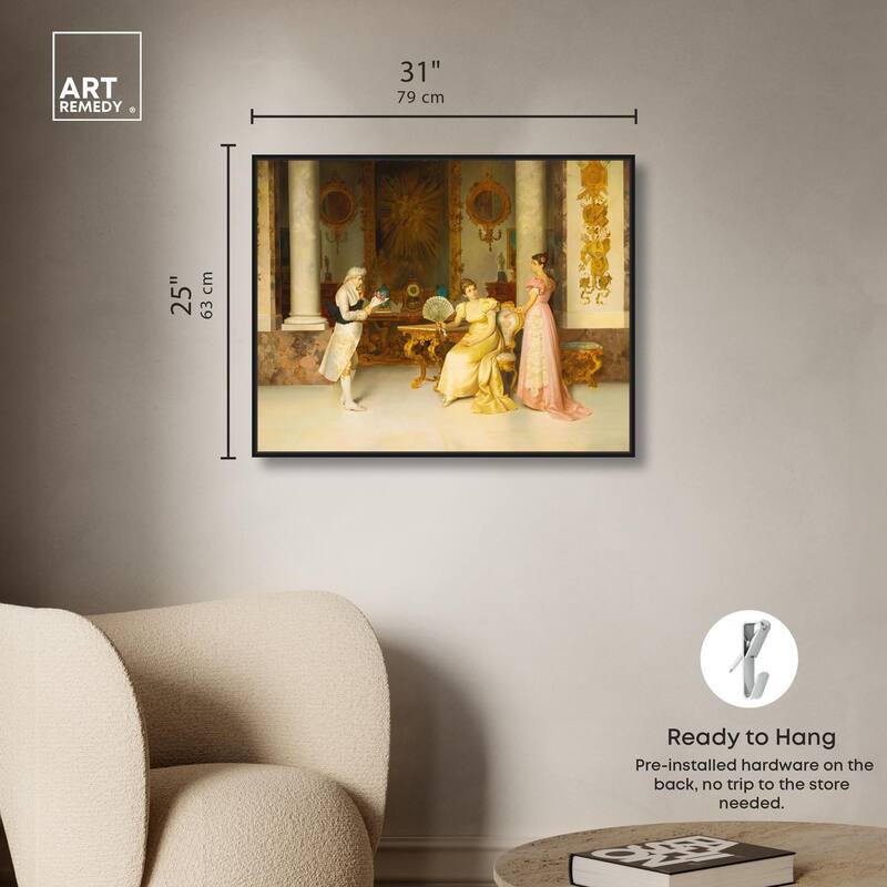 Bashful Suitor Canvas by Art Remedy