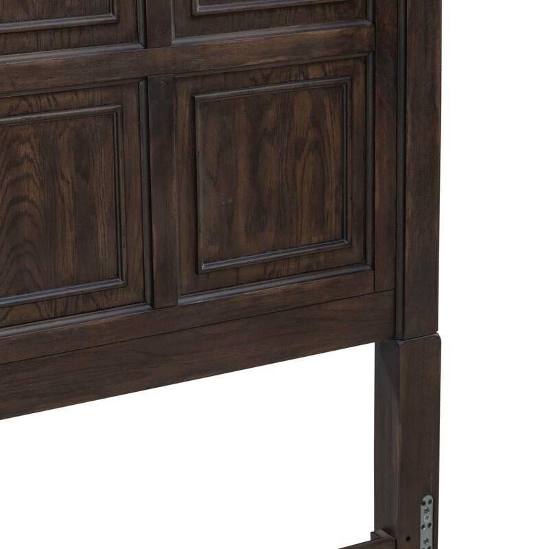 Paradise Valley Saddle Brown Panel Headboard